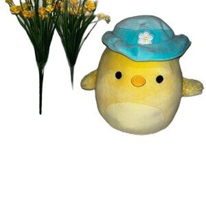 Yellow and Blue Plush Bird Toy